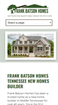 Mobile Screenshot of frankbatsonhomes.com